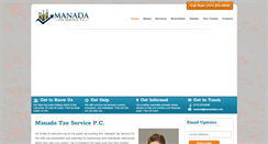 Desktop Screenshot of manadataxservice.com