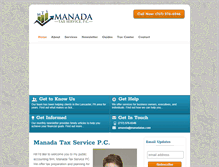 Tablet Screenshot of manadataxservice.com